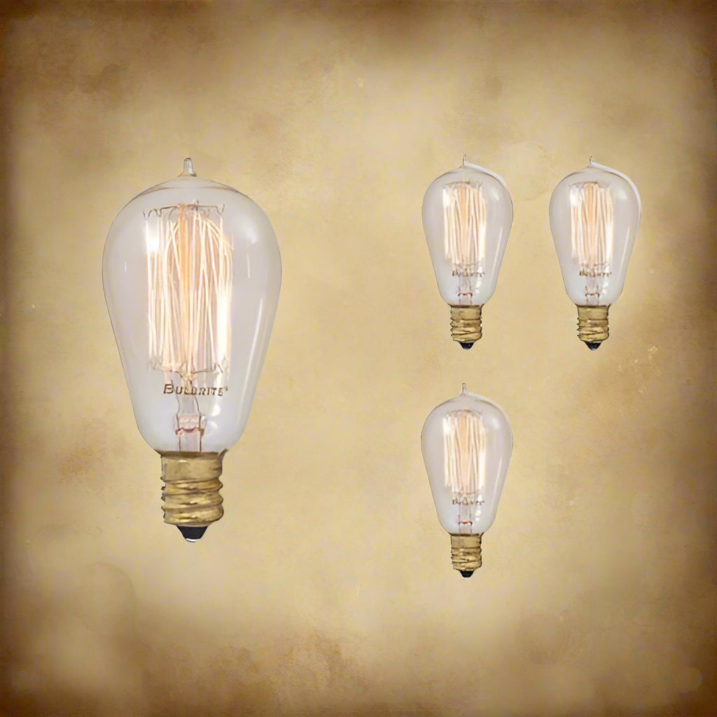 Candelabra Base - Dimmable - Amber