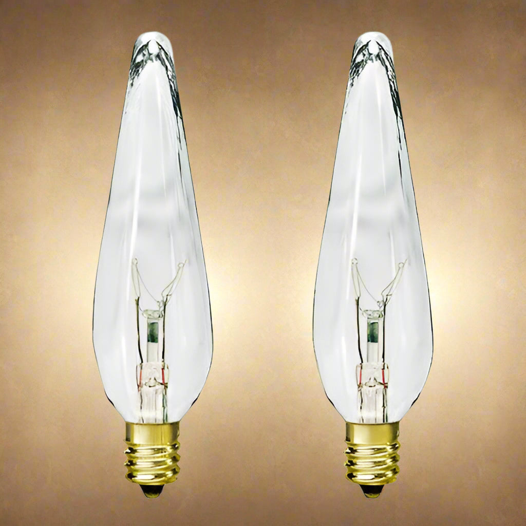 Prismatic Glass Candelabra Base