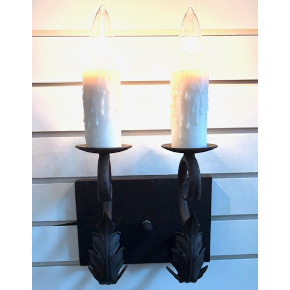 Brillo Suave - Wrought Iron Wall Sconce