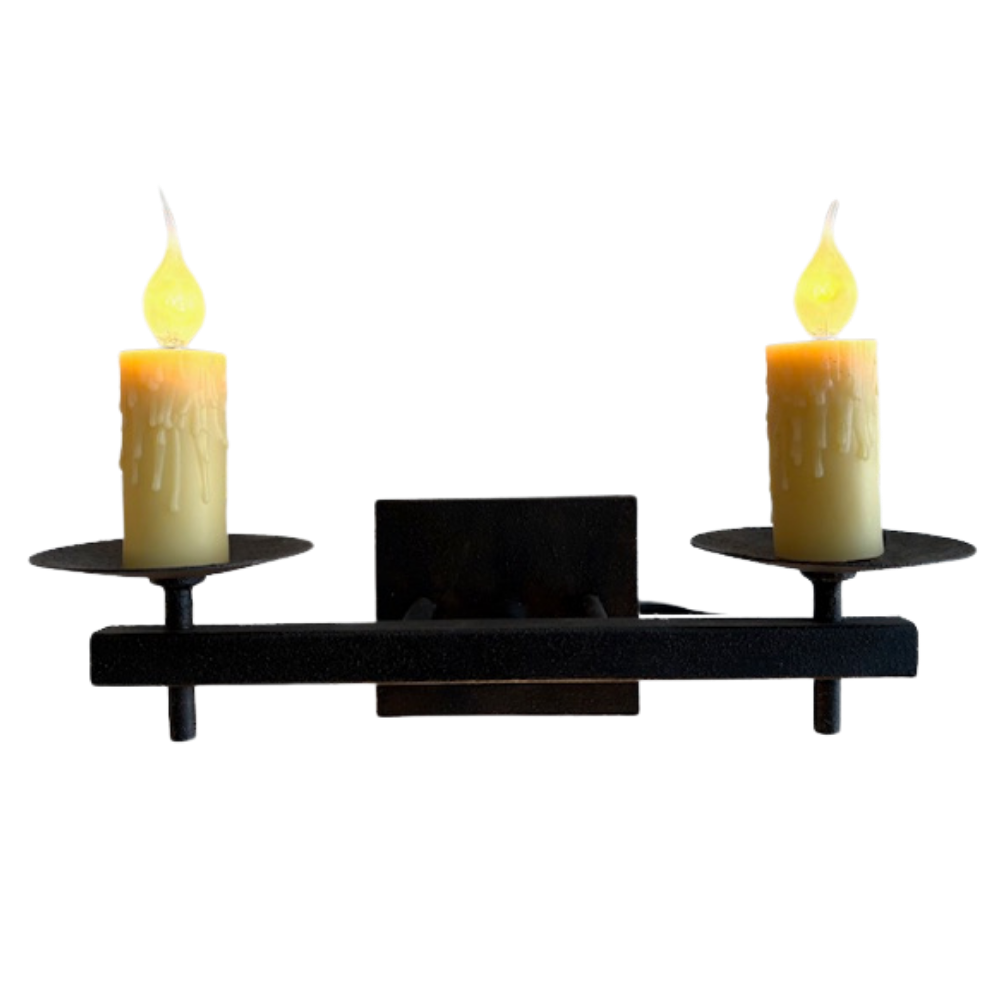 Luz Fija - Wrought Iron Wall Sconce