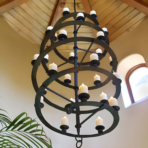 Francisco Chandelier - Wrought Iron Chandelier