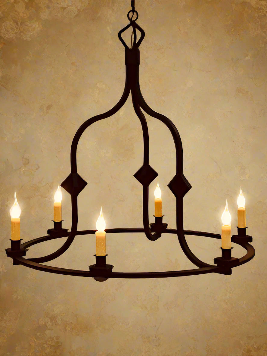 Espanol Sueno - Wrought Iron Chandelier