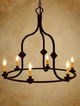 Espanol Sueno - Wrought Iron Chandelier
