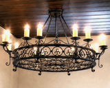 La Sevillana - Wrought Iron Fandelier