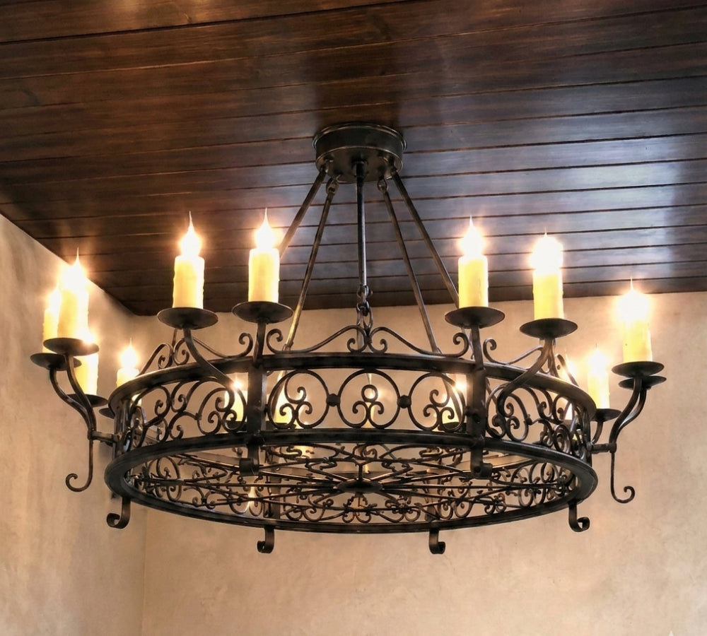 La Sevillana - Wrought Iron Fandelier