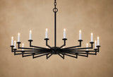 Luz Radiante - Wrought Iron Chandelier