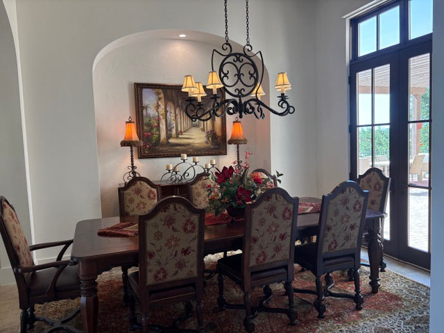 Serenada Buque - Wrought Iron Chandelier