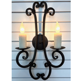 Tesorero de Candella - Wrought Iron Wall Sconce