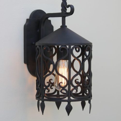 Sombra Fuego outdoor wall sconce light