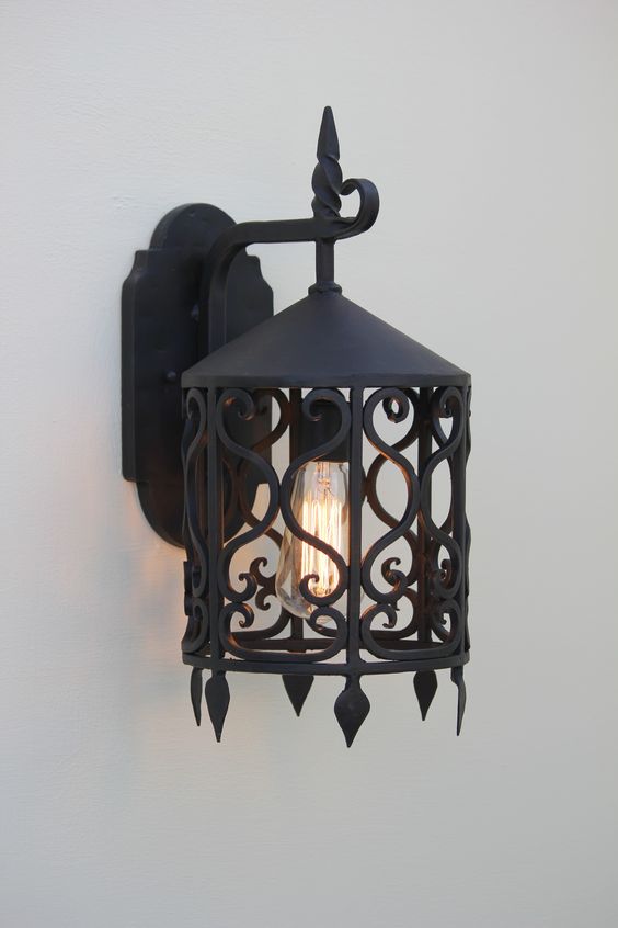 Sombra Fuego outdoor wall sconce light