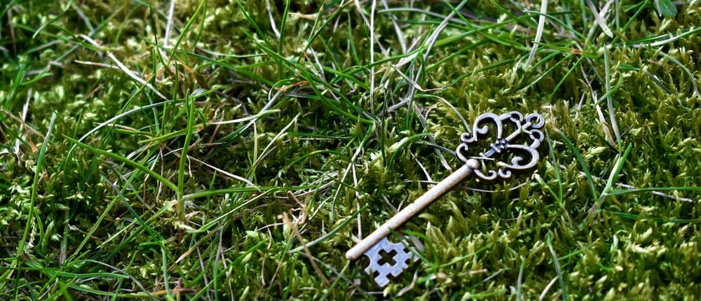 the key to a secret garden entrance